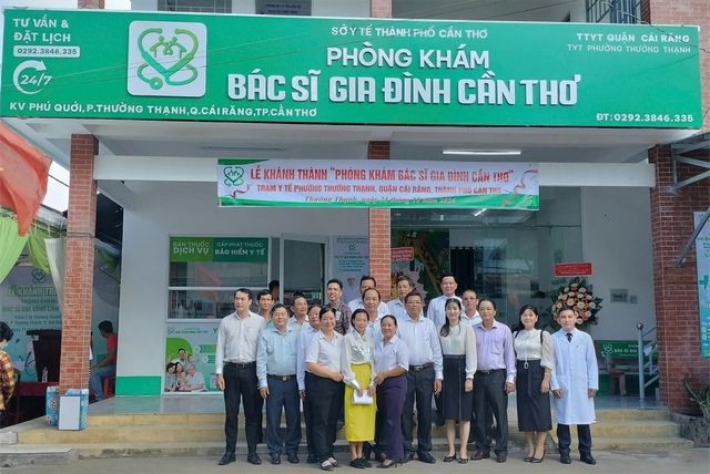 Khánh thành Phòng khám Bác sĩ gia đình Cần Thơ mô hình mới- Ảnh 1.