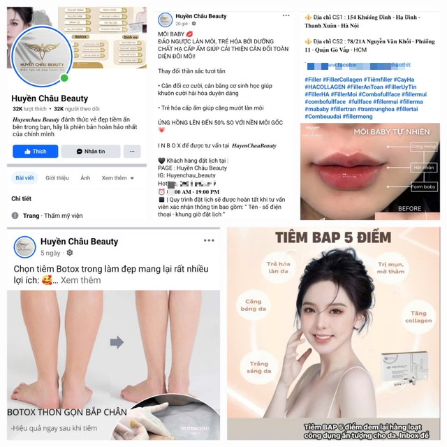 Huyền Châu Beauty tư vấn tiêm ‘chui’ filler, botox cho khách hàng- Ảnh 2.