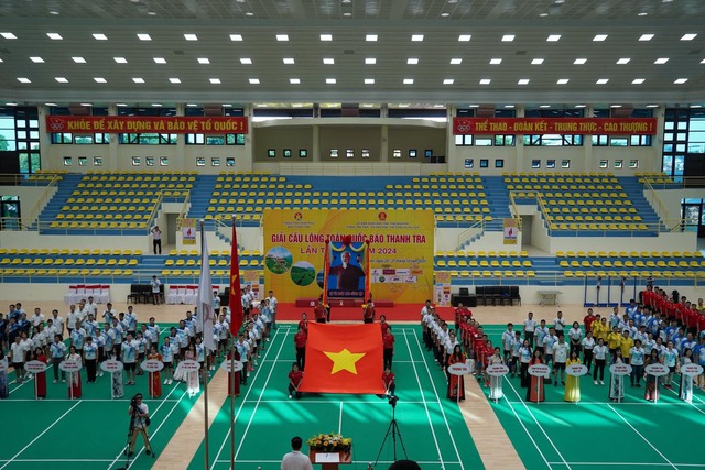 Khai mạc Giải Cầu lông toàn quốc Báo Thanh tra lần thứ XIX- Ảnh 1. Khai mạc Giải Cầu lông toàn quốc Báo Thanh tra lần thứ XIX- Ảnh 1.