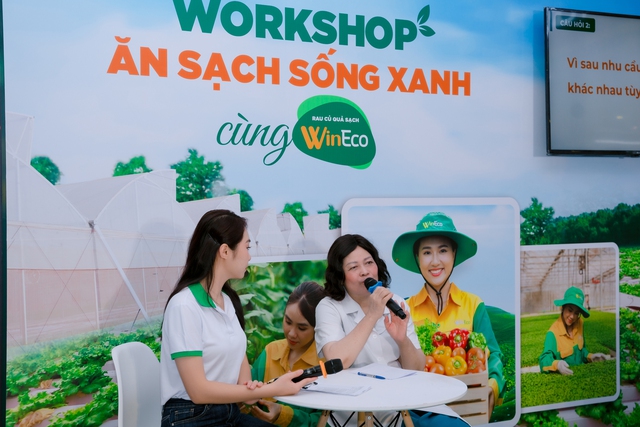 Workshop “Ăn sạch - Sống Xanh” của WinEco: Kết nối bữa ăn xanh với cuộc sống khỏe mạnh- Ảnh 1.