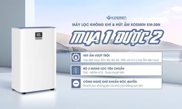 Top 4 máy hút ẩm gia đình nên mua để cải thiện chất lượng không khí- Ảnh 3.