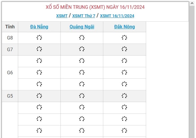 XSMT 16/11 - Kết quả xổ số miền Trung hôm nay 16/11/2024 - KQXSMT ngày 16/11- Ảnh 1.