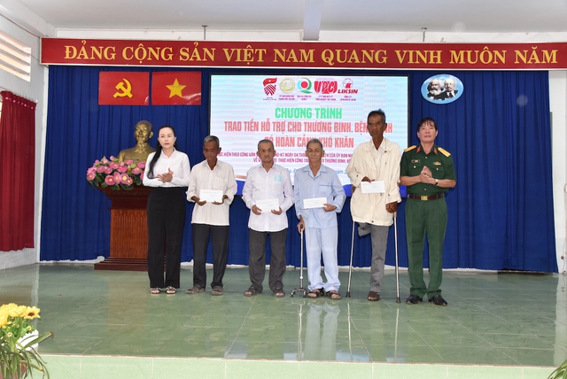 19 thương, bệnh binh đầu tiên ở TPHCM nhận nguồn lực hỗ trợ mới- Ảnh 2.