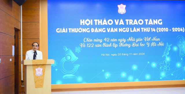 Trường Đại học Y Hà Nội trao giải thưởng Đặng Văn Ngữ lần thứ 14- Ảnh 1.