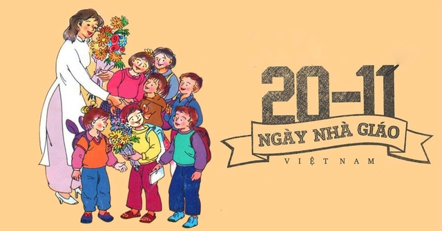 Những mẫu thiệp chúc mừng ngày Nhà giáo Việt Nam 20/11 đẹp nhất 2024- Ảnh 5.