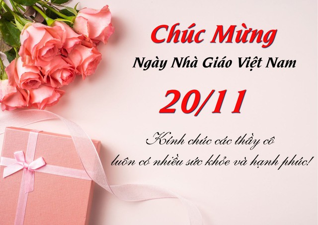 Những mẫu thiệp chúc mừng ngày Nhà giáo Việt Nam 20/11 đẹp nhất 2024- Ảnh 2.