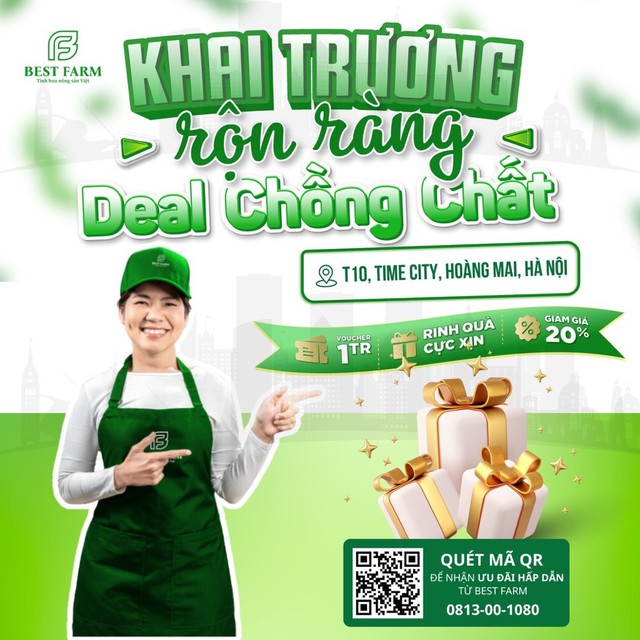 Loạt ưu đãi hấp dẫn tại cửa hàng thực phẩm sạch Best Farm nhân dịp khai trương- Ảnh 1.