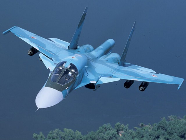 'Thú mỏ vịt' Su-34 mới xuất kích- Ảnh 1.