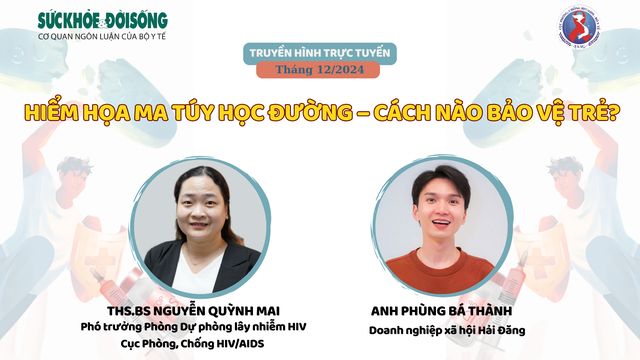 Truyền hình trực tuyến: Ma túy học đường - Cách nào để bảo vệ trẻ?- Ảnh 1.