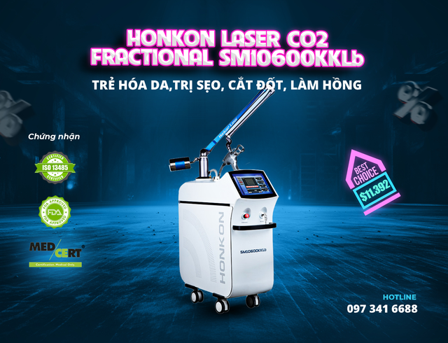 Máy xóa xăm giảm sắc tố nám, máy laser trị sẹo: Combo hoàn hảo cho spa từ Hakai Việt Nam- Ảnh 2.