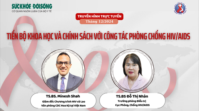 Truyền hình trực tuyến: 'Tiến bộ khoa học và chính sách với công tác phòng, chống HIV/AIDS'- Ảnh 1.