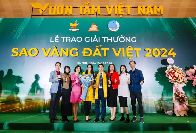 Dược Nam Hà tiếp tục được vinh danh Top 100 Sao Vàng đất Việt 2024- Ảnh 3.