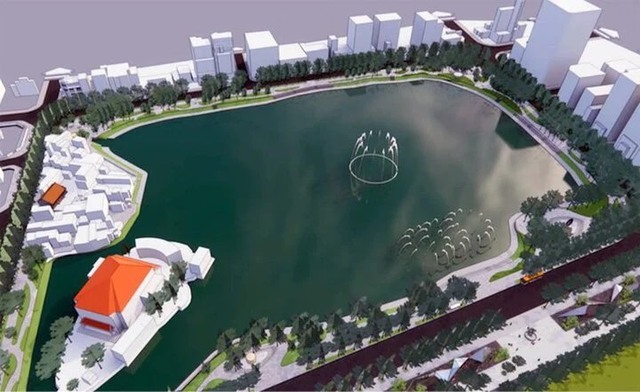 Đề xuất xây 5 quảng trường quanh hồ Thiền Quang- Ảnh 2.
