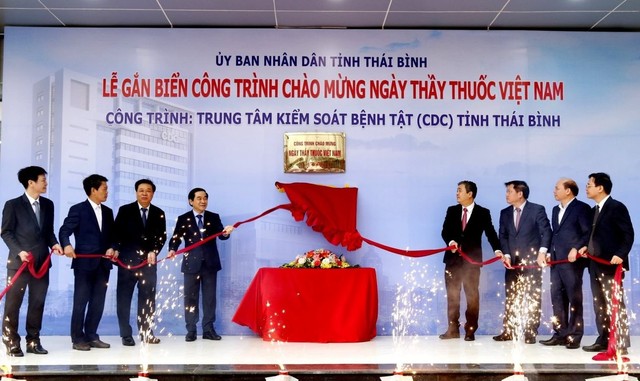Trung tâm Kiểm soát bệnh tật tỉnh Thái Bình có trụ sở mới hơn 200 tỷ đồng - Ảnh 1.