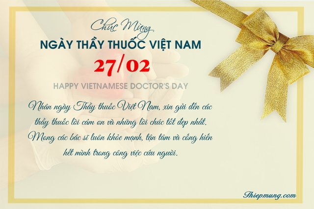 Những mẫu thiệp chúc mừng ngày Thầy thuốc Việt Nam 27/2 đẹp nhất 2024- Ảnh 2.