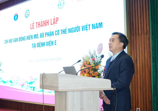 Thành lập Chi hội vận động hiến mô, bộ phận cơ thể người tại BV E đúng dịp Kỷ niệm Ngày Thầy thuốc Việt Nam

- Ảnh 2.