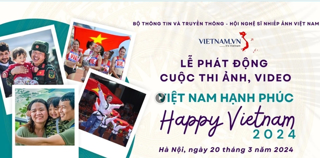 Phát động cuộc thi ảnh, video 'Việt Nam hạnh phúc – Happy Vietnam 2024'- Ảnh 1.