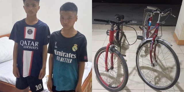 Hai anh em đạp xe từ Điện Biên về Hà Nội tìm mẹ- Ảnh 1.