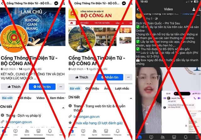 Cảnh báo thủ đoạn mạo danh Cổng Thông tin điện tử Bộ Công an- Ảnh 1.