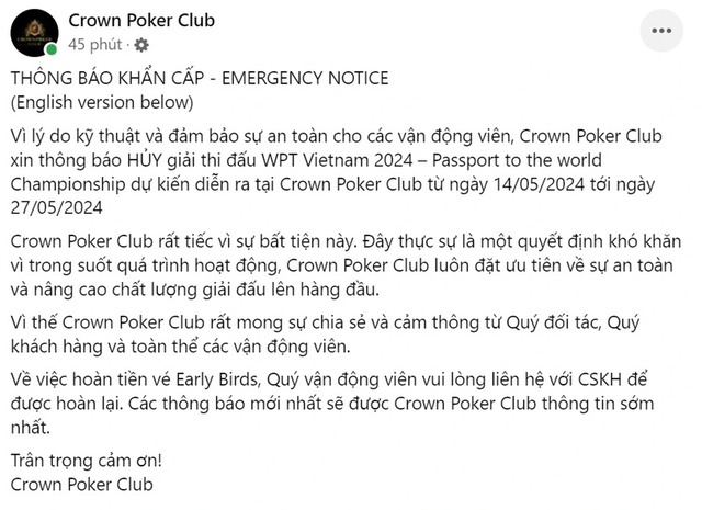 Chủ tịch Hà Nội yêu cầu kiểm tra một giải poker- Ảnh 1.