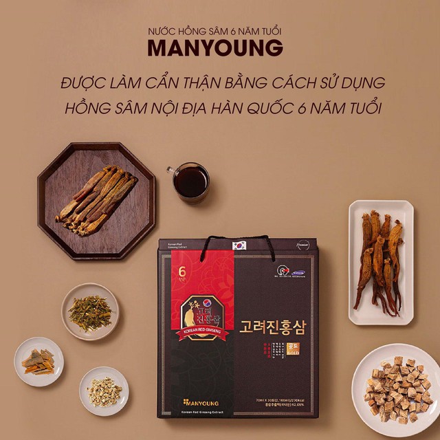 Nước hồng sâm cao cấp Man Young - món quà sức khỏe cho cả gia đình- Ảnh 1.