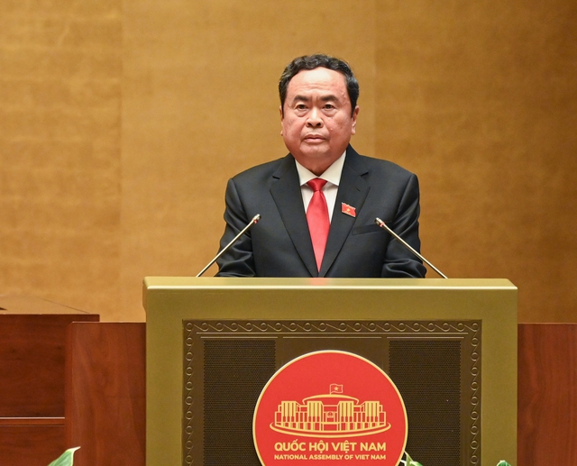 Tân Chủ tịch Quốc hội Trần Thanh Mẫn tuyên thệ nhậm chức- Ảnh 2.