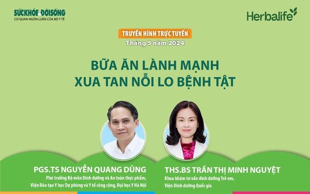 Truyền hình trực tuyến: Bữa ăn lành mạnh - Xua tan nỗi lo bệnh tật- Ảnh 1.