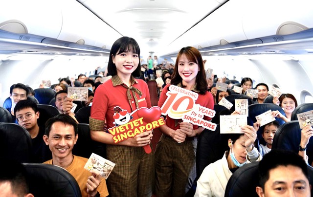 Mừng kỷ niệm chuyến bay nụ cười đến Singapore, Vietjet tặng 10.000 vé bay chỉ từ 0 đồng- Ảnh 3.