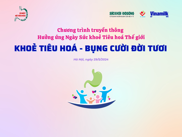 Hưởng ứng Ngày Sức khỏe Tiêu hóa Thế giới 2024 với thông điệp: 