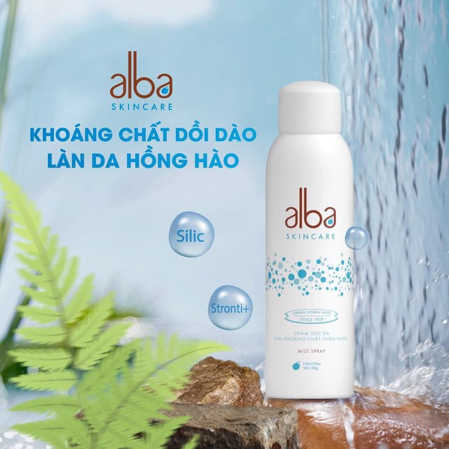 Alba Skincare nâng niu làn da - Xịt khoáng từ thiên nhiên- Ảnh 3.