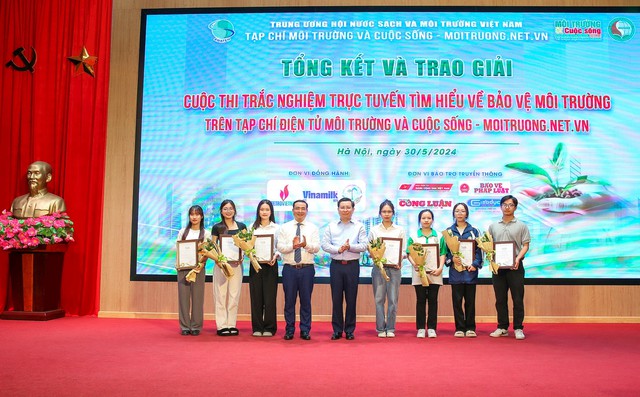 Tổng kết và trao giải Cuộc thi trắc nghiệm trực tuyến 'Tìm hiểu về Bảo vệ môi trường' trên Tạp chí điện tử Môi trường và Cuộc sống- Ảnh 7.