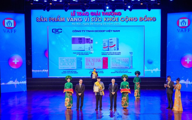Gcoop Việt Nam đạt giải thưởng "Sản phẩm vàng vì sức khỏe cộng đồng" năm 2024- Ảnh 1.