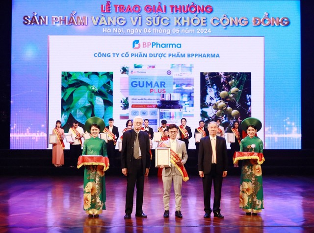 Dược phẩm BPPharma vinh dự nhận 'Huy chương vàng sản phẩm vì sức khỏe cộng đồng' lần thứ 2- Ảnh 1.