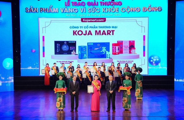 Koja Mart đạt giải thưởng Sản phẩm vàng vì sức khỏe cộng đồng 2024- Ảnh 1.
