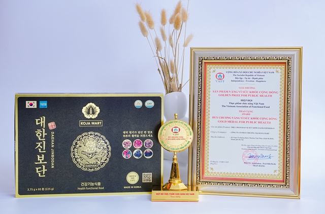 Koja Mart đạt giải thưởng Sản phẩm vàng vì sức khỏe cộng đồng 2024- Ảnh 2.