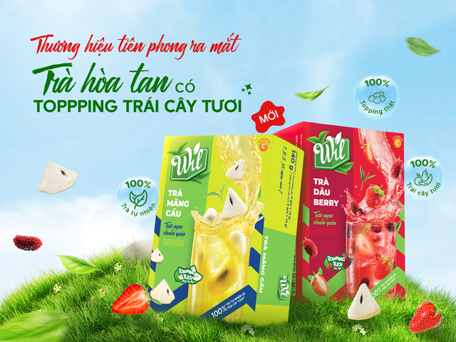 Trí Việt Phát Foods ra mắt trà trái cây có topping tươi Wil- Ảnh 1.