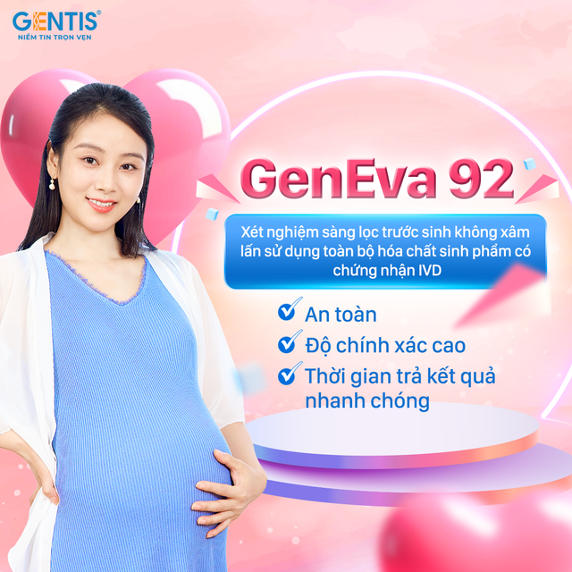 GENTIS ra mắt gói xét nghiệm sàng lọc trước sinh không xâm lấn GenEva 92- Ảnh 1.