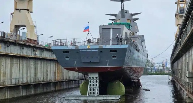 Nga hạ thủy tàu hộ vệ tên lửa lớp Gremyashchy thứ hai- Ảnh 1.