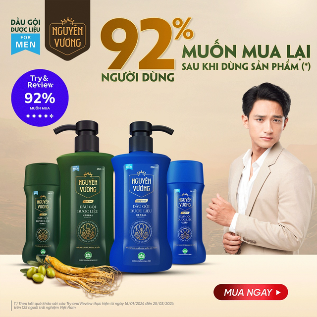 Hơn 90% người dùng đồng ý đề cử và mua lại dầu gội dược liệu Nguyên Vương- Ảnh 2.