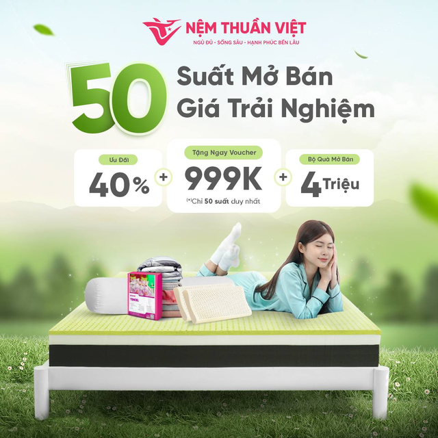 Nệm Thuần Việt ra mắt nệm Foam Latex Hybrid - Đột phá công nghệ 5 trong 1- Ảnh 6.