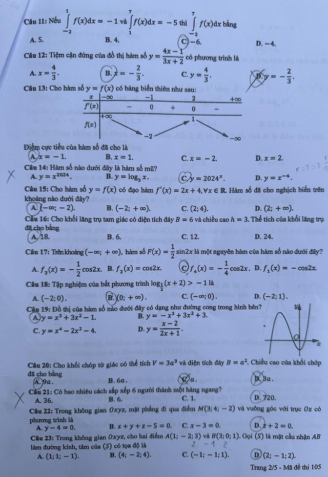 Thí sinh ‘than’ đề thi tốt nghiệp THPT 2024 môn Toán 'khó nhằn'- Ảnh 12.