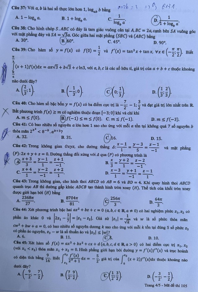 Thí sinh ‘than’ đề thi tốt nghiệp THPT 2024 môn Toán 'khó nhằn'- Ảnh 14.