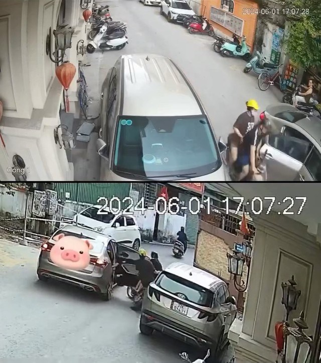 Video tài xế dừng xe ô tô giữa đường, mở cửa gây tai nạn- Ảnh 1.