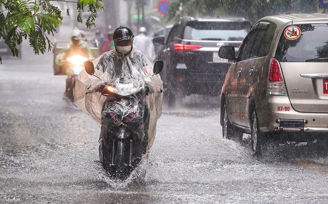 Miền Bắc bắt đầu mưa lớn dài ngày, kết thúc nắng nóng- Ảnh 2.