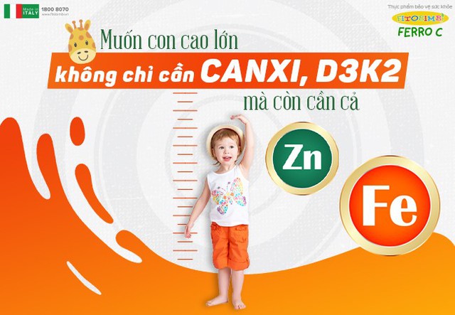 Bổ sung Canxi mãi mà con vẫn thấp còi, lý do từ đâu?- Ảnh 1.