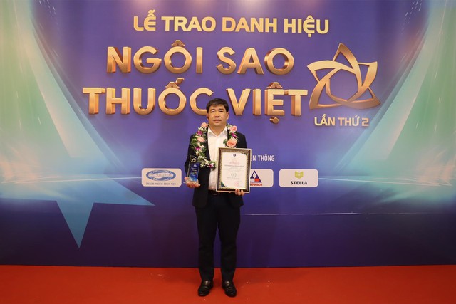 Nhãn hàng Thông Xoang Tán Nam Dược vinh dự và tự hào nhận danh hiệu Ngôi sao thuốc Việt lần thứ 2- Ảnh 1.