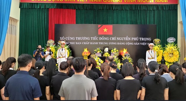 Lễ viếng Tổng Bí thư Nguyễn Phú Trọng- Ảnh 1.