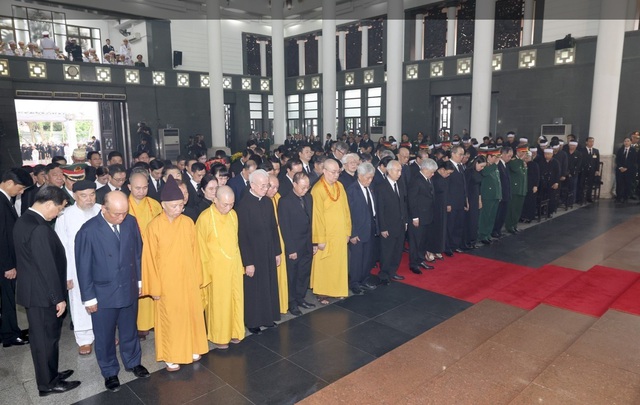Lễ viếng Tổng Bí thư Nguyễn Phú Trọng- Ảnh 2.