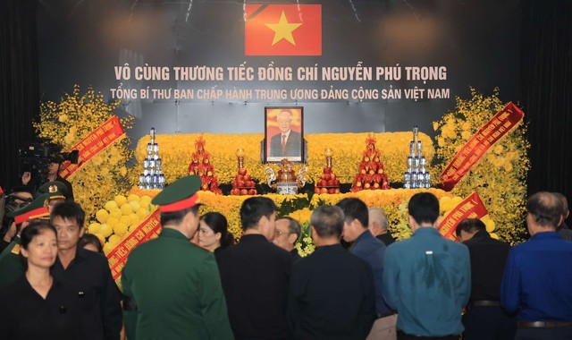 Lễ viếng Tổng Bí thư Nguyễn Phú Trọng- Ảnh 2.