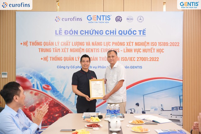 GENTIS tiên phong đạt 2 chứng nhận quốc tế ISO 15189:2022 và ISO 27001:2022- Ảnh 2.